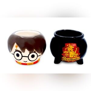 Harry Potter 3.5 oz 3D Ceramic Sculpted Mini Cup Set